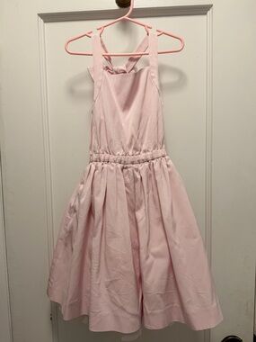 Crewcuts Girls' Light Pink Sleeveless Lined  Party Dress with Bow in the Back